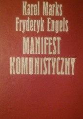 Okładka książki Manifest Komunistyczny Fryderyk Engels, Karol Marks