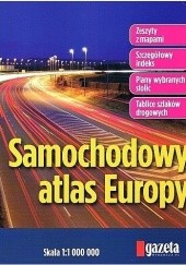 Okładka książki Samochodowy atlas Europy. 1:1 000 000