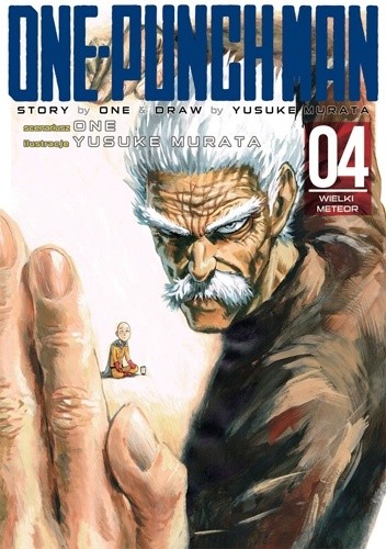 Okładka książki One-Punch Man tom 4 - Wielki meteor Yusuke Murata, ONE