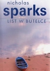 Okładka książki List w butelce Nicholas Sparks