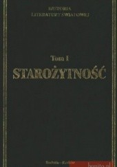 Okładka książki Historia lit.świat.1 T. Skoczek
