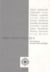 Okładka książki Studia o artystach XVIII - XX w. Jerzy Malinowski