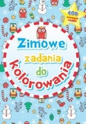 Okładka książki Zimowe zadania do kolorowania Anna Wiśniewska