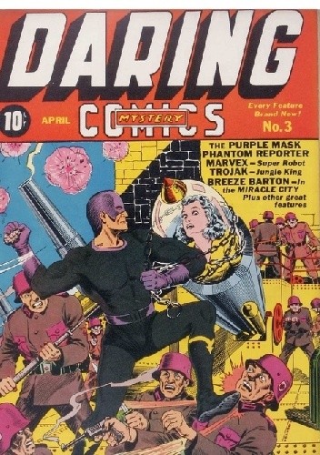 Okładki książek z cyklu Daring Mystery Comics