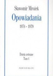 Okładka książki Opowiadania 1974-1979 Sławomir Mrożek