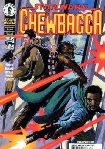Okładki książek z cyklu Star Wars: Chewbacca