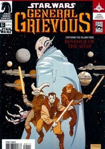 Okładki książek z cyklu Star Wars: General Grievous