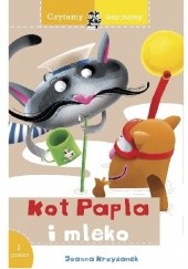 Okładka książki Kot Papla i mleko Joanna Krzyżanek