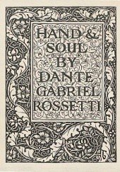 Okładka książki Hand and Soul Dante Gabriel Rossetti