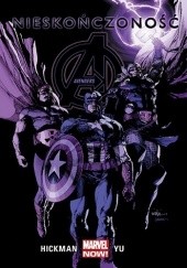 Okładka książki Avengers: Nieskończoność Jonathan Hickman, Leinil Francis Yu