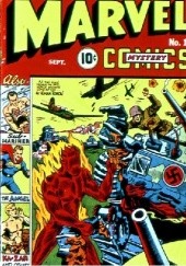 Okładka książki Marvel Mystery Comics 11 Carl Burgos, Bill Everett