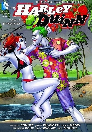 Okładki książek z cyklu Harley Quinn (Egmont)