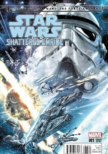 Okładki książek z cyklu Journey to Star Wars: Shattered Empire