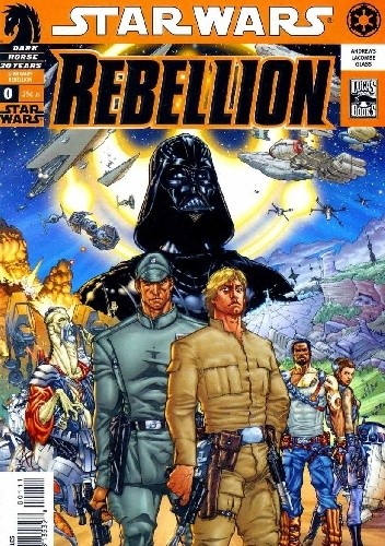 Okładki książek z cyklu Star Wars: Rebellion