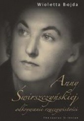Okładka książki Anny Świrszczyńskiej odkrywanie rzeczywistości Wioletta Bojda