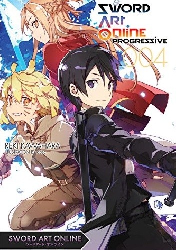 Okładki książek z cyklu Sword Art Online Progressive [Yen Press]