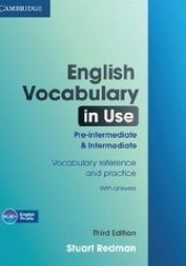 Okładka książki English Vocabulary in Use Pre-intermediate and Intermediate Stuart Redman