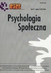 Okładka książki Psychologia społeczna 2/2016