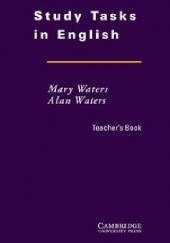 Okładka książki Study Tasks in English Teacher's Book Alan Waters, Mary Waters