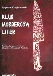 Okładka książki Klub Morderców Liter Zygmunt Krzyżanowski