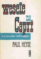 Okładka książki Wesele na Capri. Nowele włoskie Paul Heyse