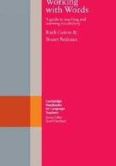 Okładka książki Working with Words Ruth Gairns, Stuart Redman