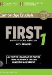 Okładka książki Cambridge English First 1 praca zbiorowa