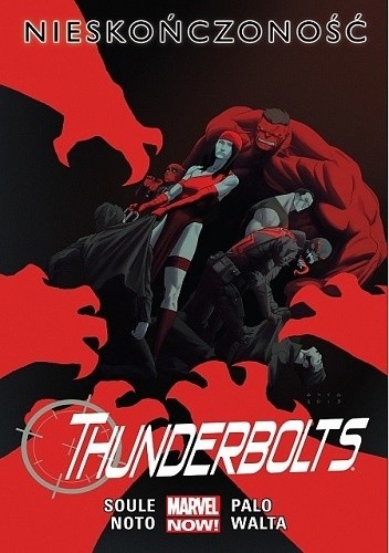 Okładki książek z cyklu Thunderbolts