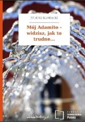 Okładka książki Mój Adamito - widzisz, jak to trudne... Juliusz Słowacki