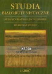 Okładka książki Studia Białorutenistyczne Ryszard Radzik, Michał Sajewicz