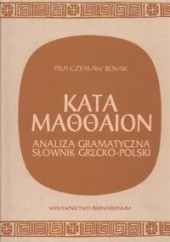 Okładka książki Kata Maooaion Pius Czesław Bosak