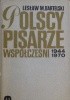 Okładka książki Polscy pisarze współcześni 1944-1970 Lesław M. Bartelski