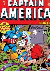 Okładka książki Captain America Comics 4 Carl Burgos