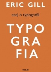 Okładka książki Esej o typografii Eric Gill