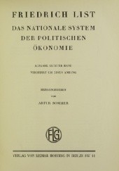 Okładka książki Das nationale System der politischen Oekonomie praca zbiorowa