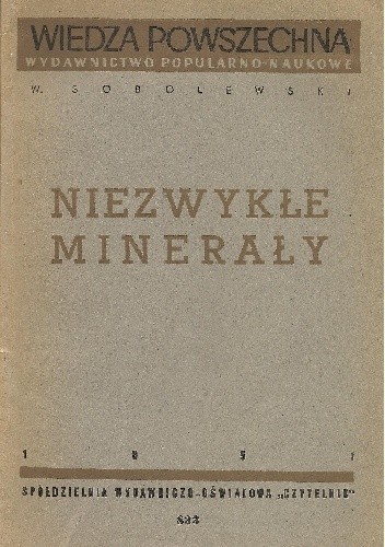 Okładka książki Niezwykłe minerały Witalij Sobolewski