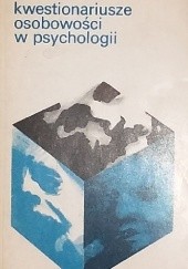 Okładka książki Kwestionariusze osobowości w psychologii Włodzisław Sanocki