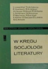 Okładka książki W kręgu socjologii literatury. Tom 2 Andrzej Mencwel