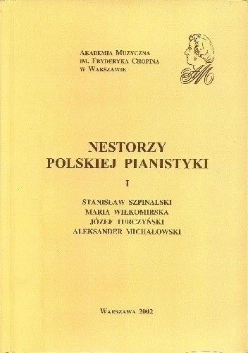 Okładki książek z cyklu Nestorzy polskiej pianistyki