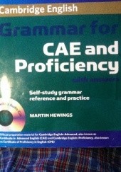 Okładka książki Grammar for CAE and Proficiency Martin Hewings