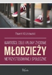 Okładka książki Wartości, cele i plany życiowe młodzieży nieprzystosowanej społecznie Paweł Kozłowski