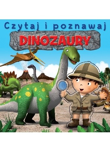 Okładka książki Dinozaury. Czytaj i poznawaj Émilie Beaumont, Nathalie Bélineau