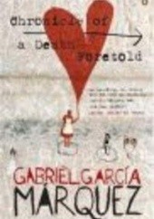 Okładka książki Chronicle of death foretold Gabriel García Márquez