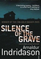 Okładka książki Silence of the Grave Arnaldur Indriðason