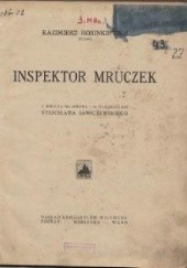 Okładka książki Inspektor Mruczek Kazimierz Rosinkiewicz