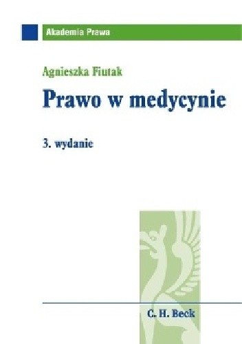 Okładka książki Prawo w medycynie Agnieszka Fiutak