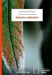 Okładka książki Sonety odeskie Adam Mickiewicz