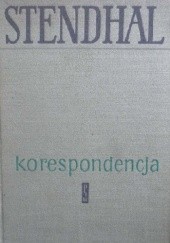 Okładka książki Korespondencja Stendhal