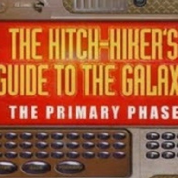 Okładki książek z cyklu Hitchhiker's Guide: Radio Play series
