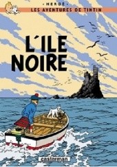 Okładka książki L'île noire Hergé
